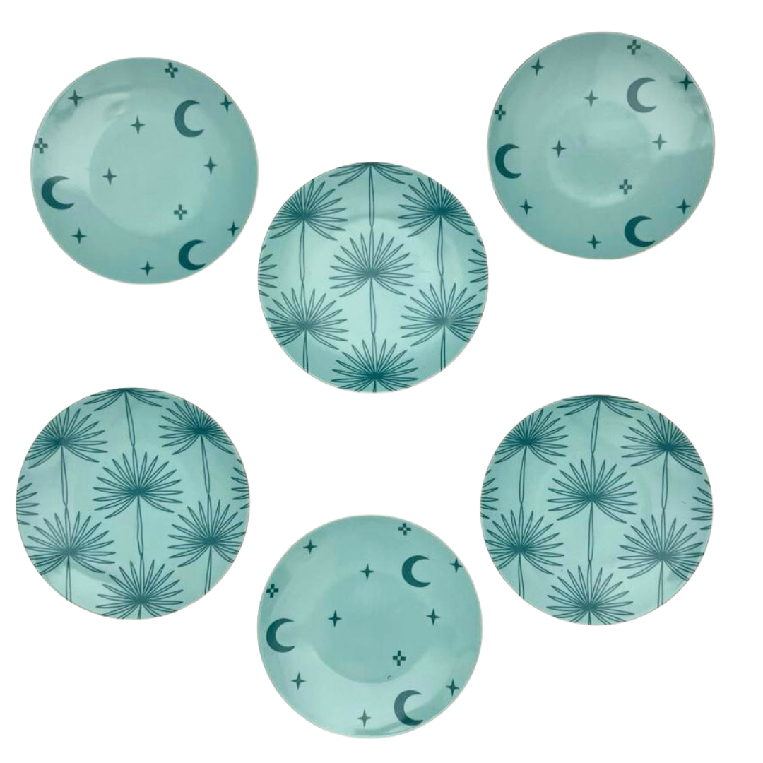 "Desert Nights" Dessert Plates - set of 6