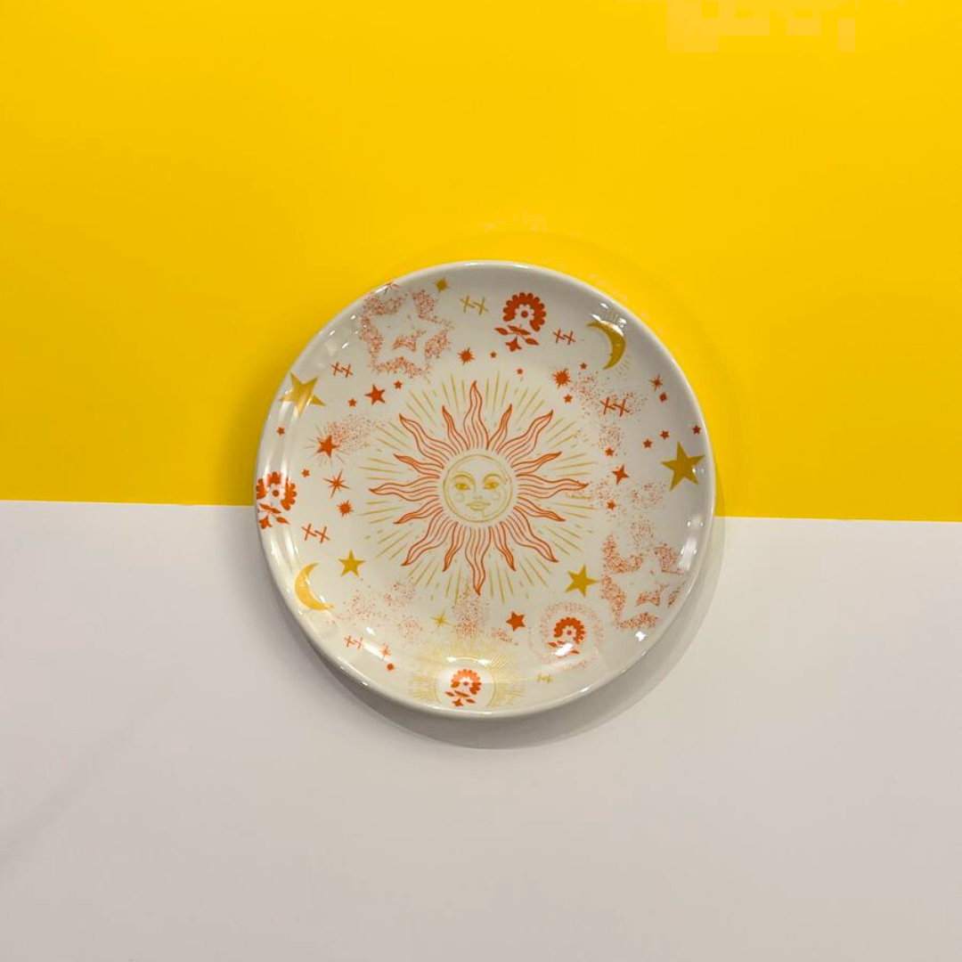 F**K x Edible Edges- Sun Dessert Plates - Set of 6