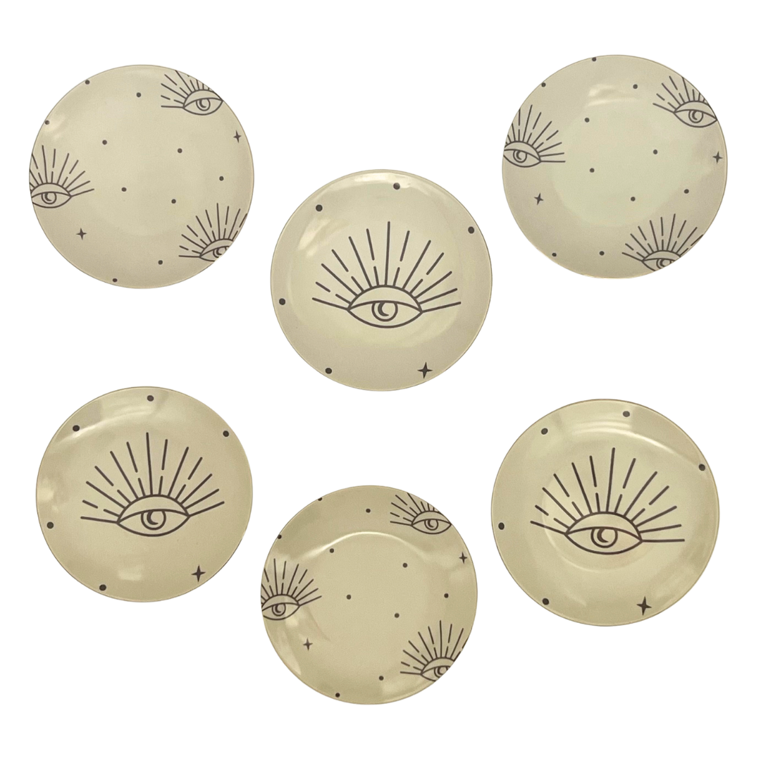 "EyeSee" Dessert Plates - set of 6