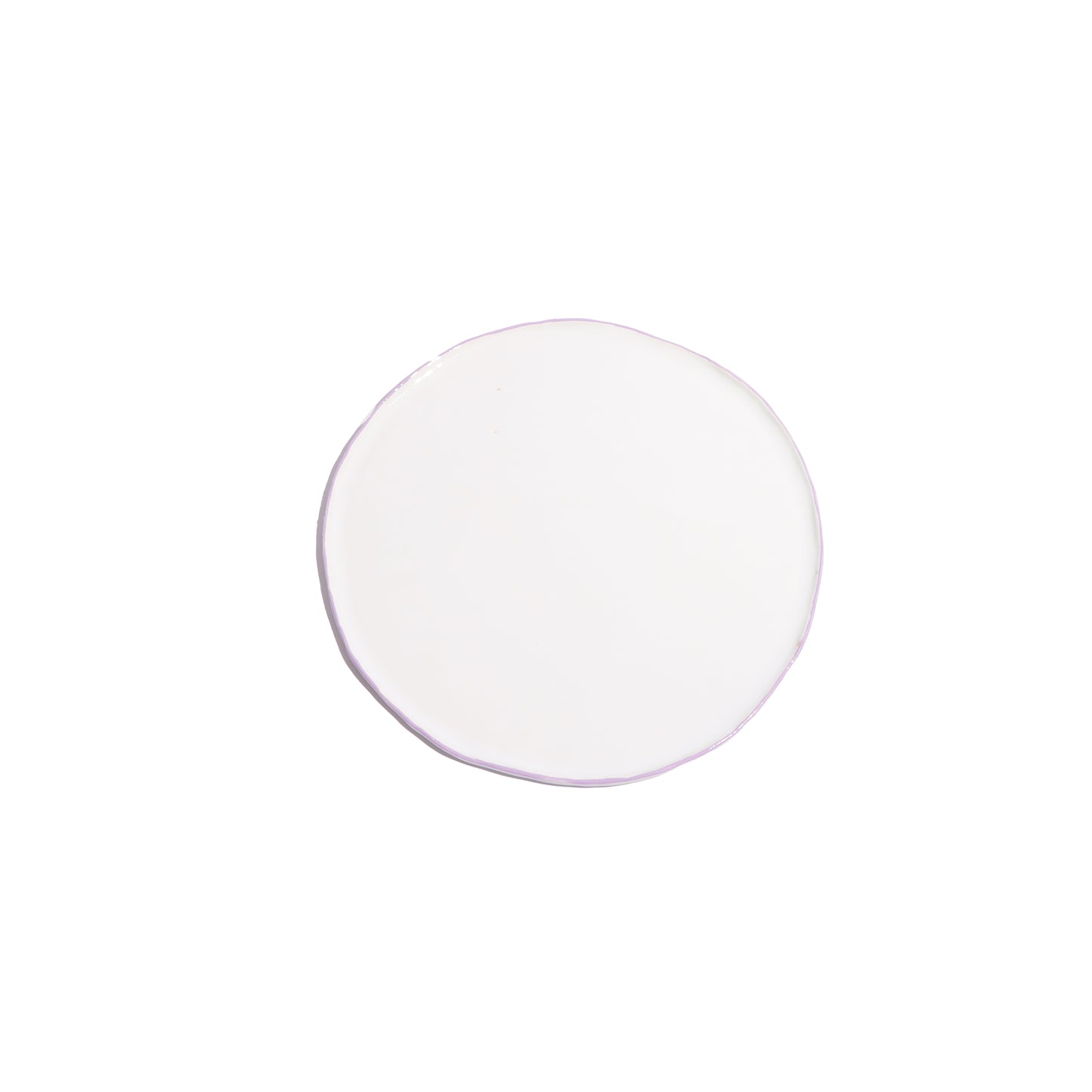 "Organic Waves" Colored Dessert Plates - set of 6