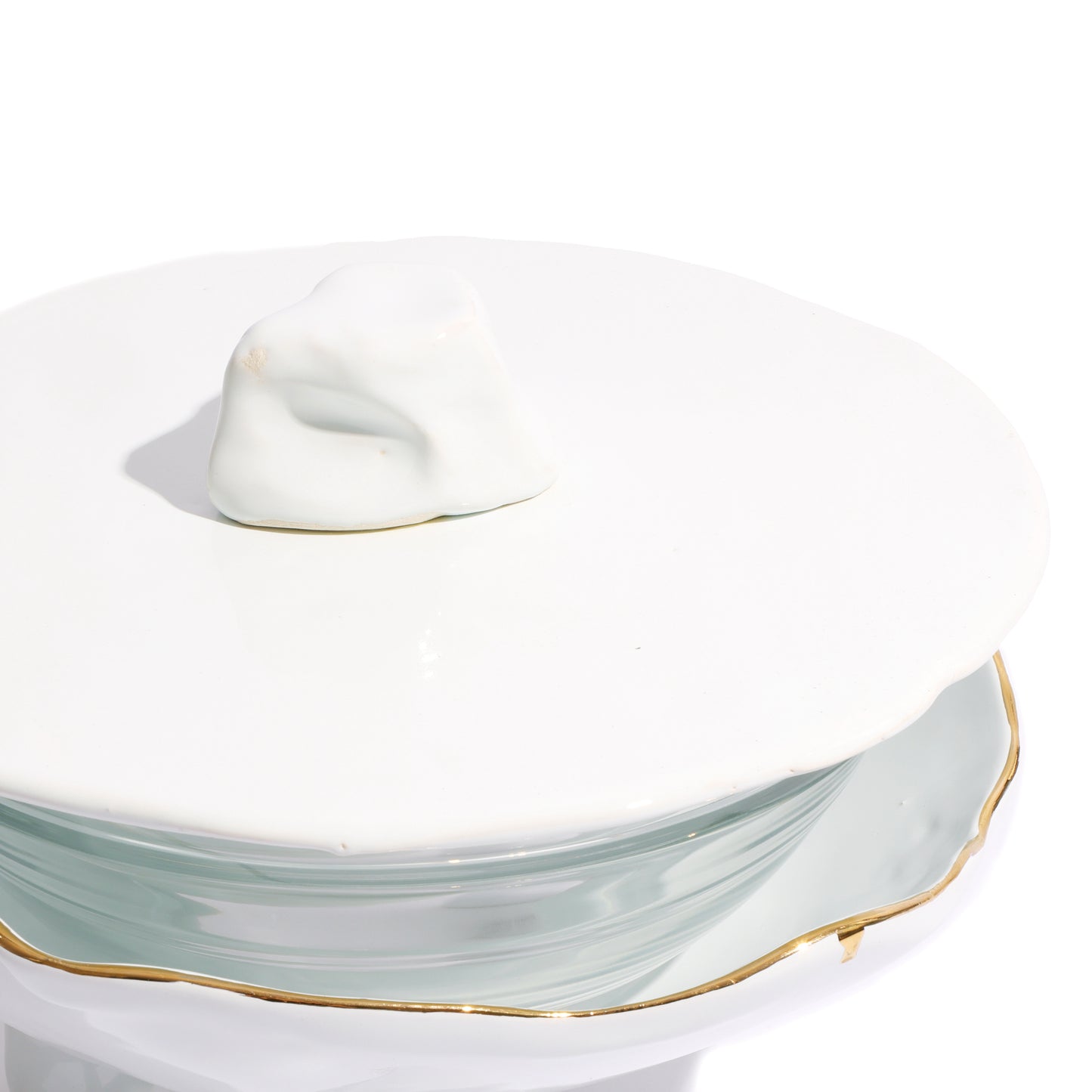 "Serve Me Hot" Round Gold Chafing Dish