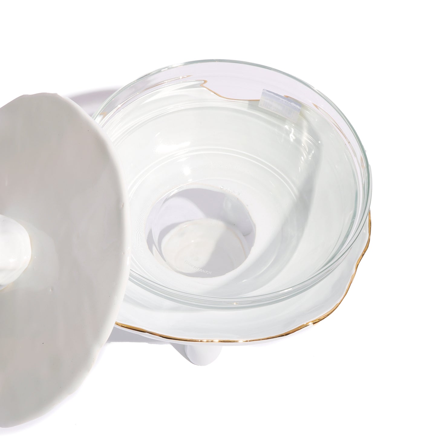 "Serve Me Hot" Round Gold Chafing Dish