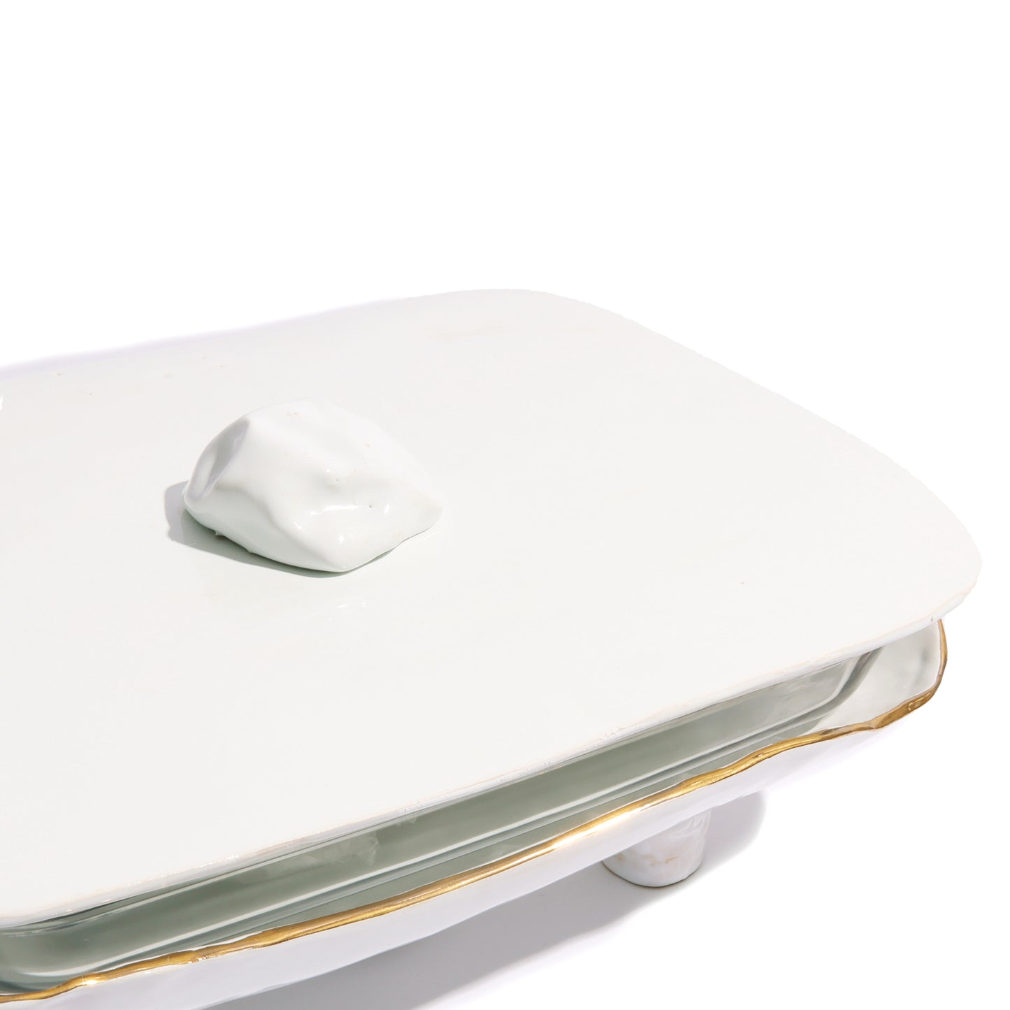 "Serve Me Hot" Rectangle Gold Chafing Dish