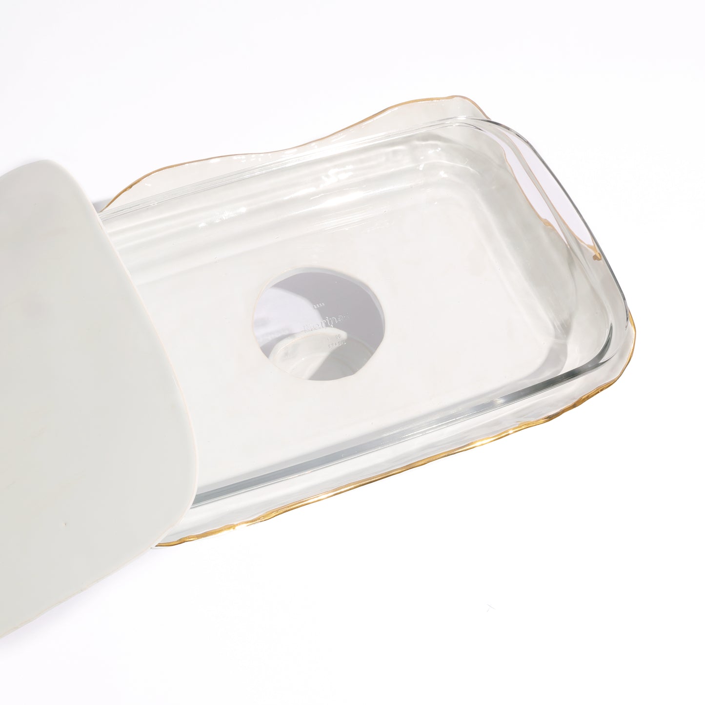 "Serve Me Hot" Rectangle Gold Chafing Dish