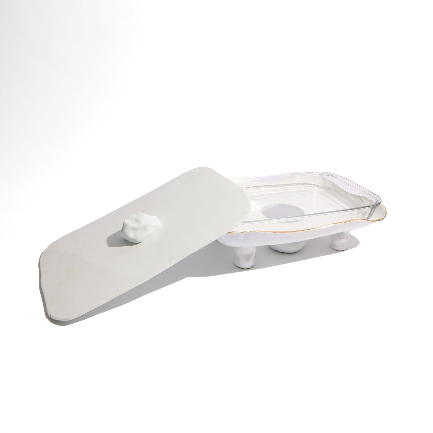 "Serve Me Hot" Rectangle Gold Chafing Dish