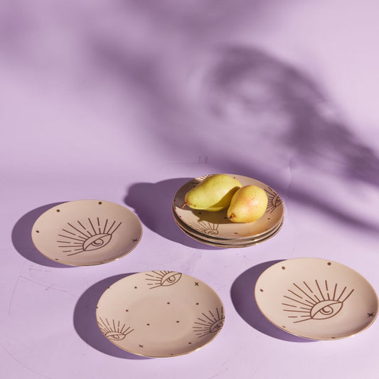 "EyeSee" Dessert Plates - set of 6