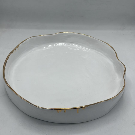 Organic Round Serving Dish