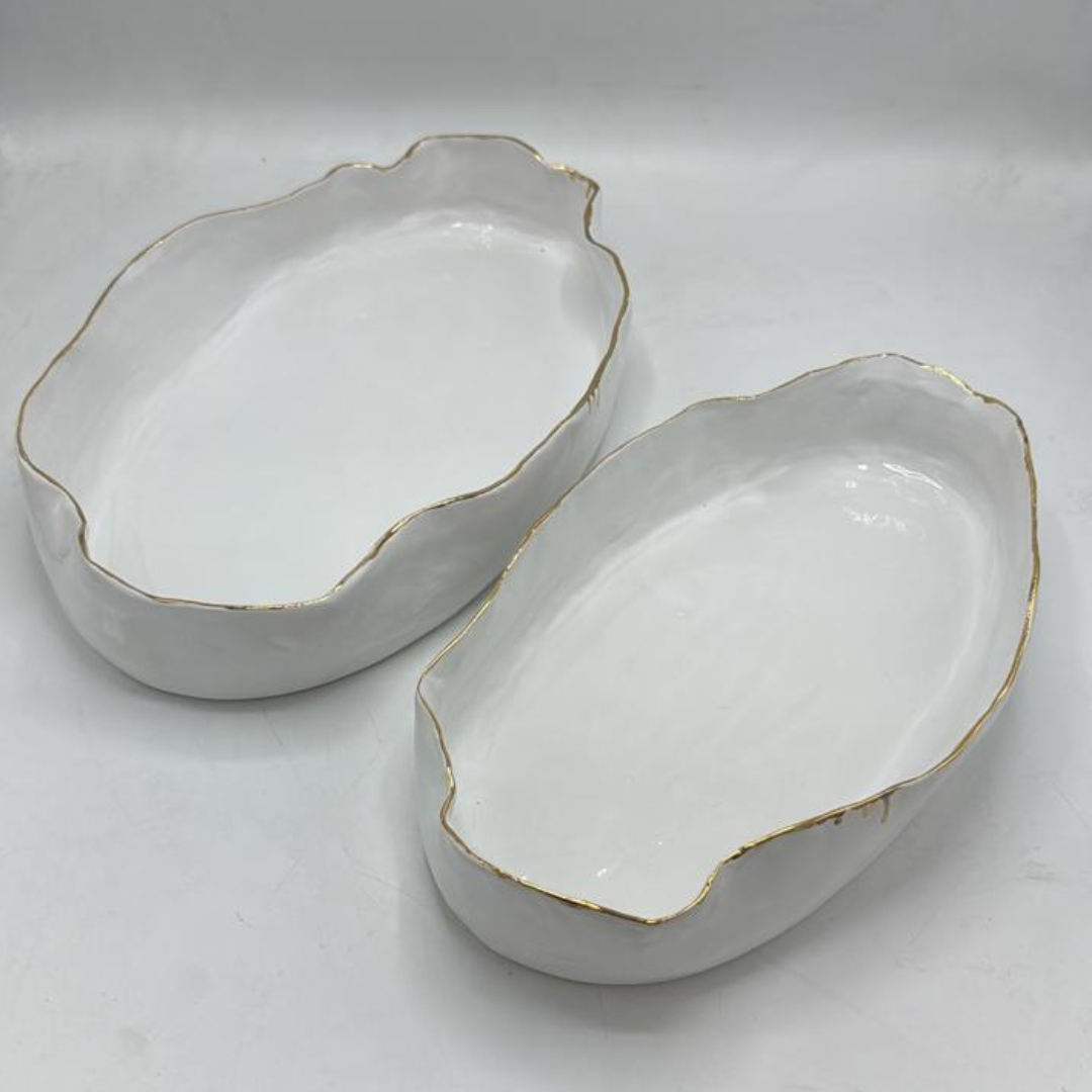 Organic Oval Serving Dish