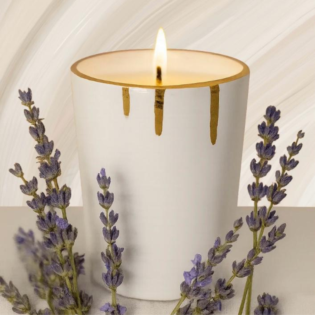 "Molten Gold" Ceramic Candle - Edible Edges x Burn in 7uly