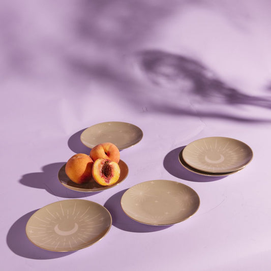 "Desert Moonlight" Dessert Plates - set of 6