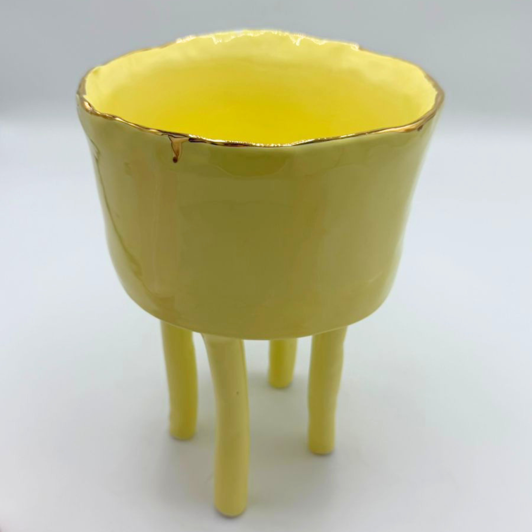 Ceramic Elevated Bowl