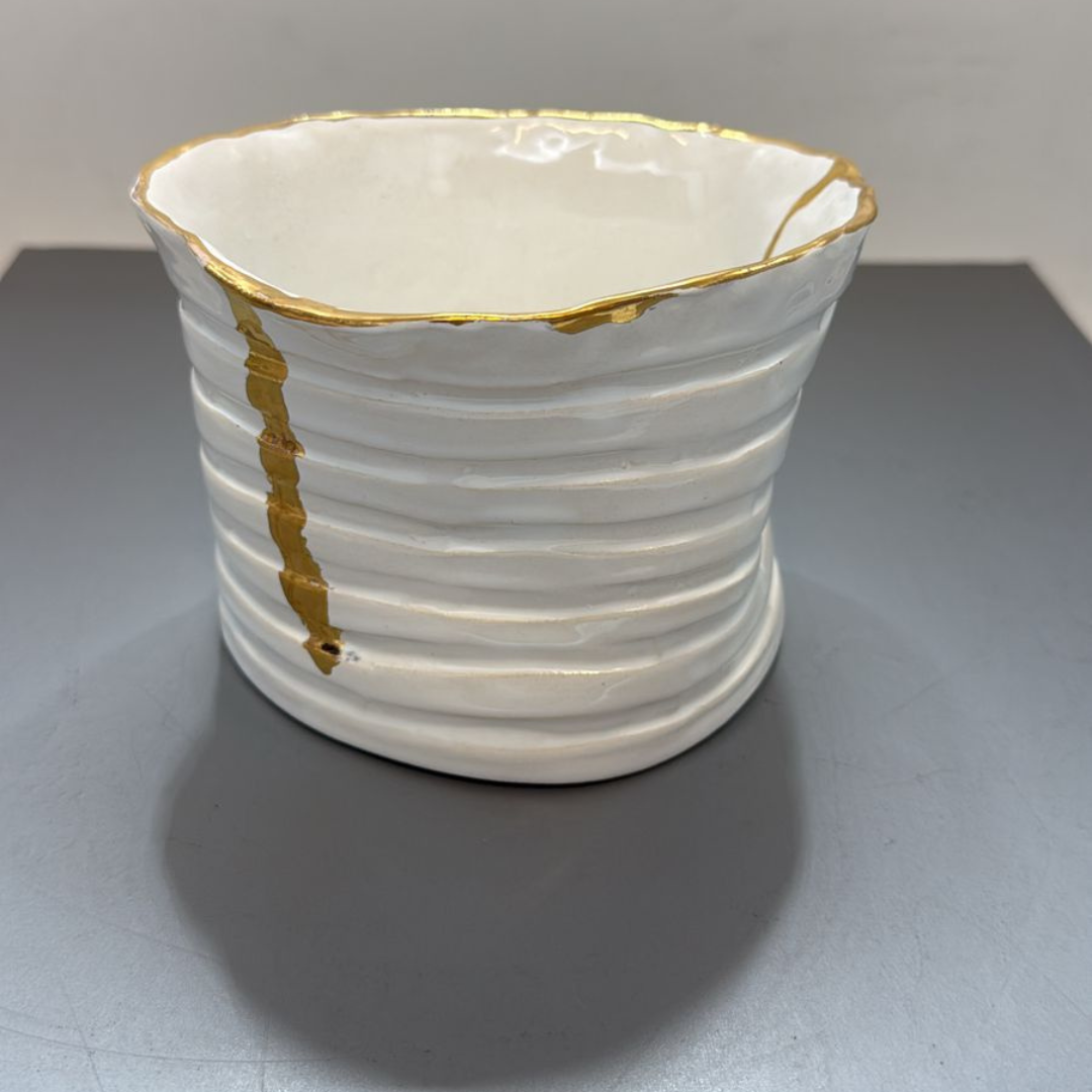 "Ribbed" Ceramic Multi-Purpose Bowl