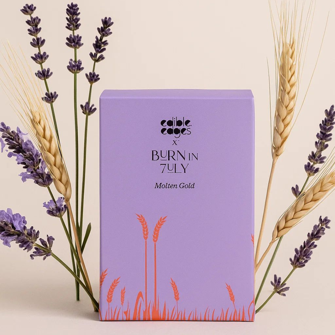 "Molten Gold" Ceramic Candle - Edible Edges x Burn in 7uly