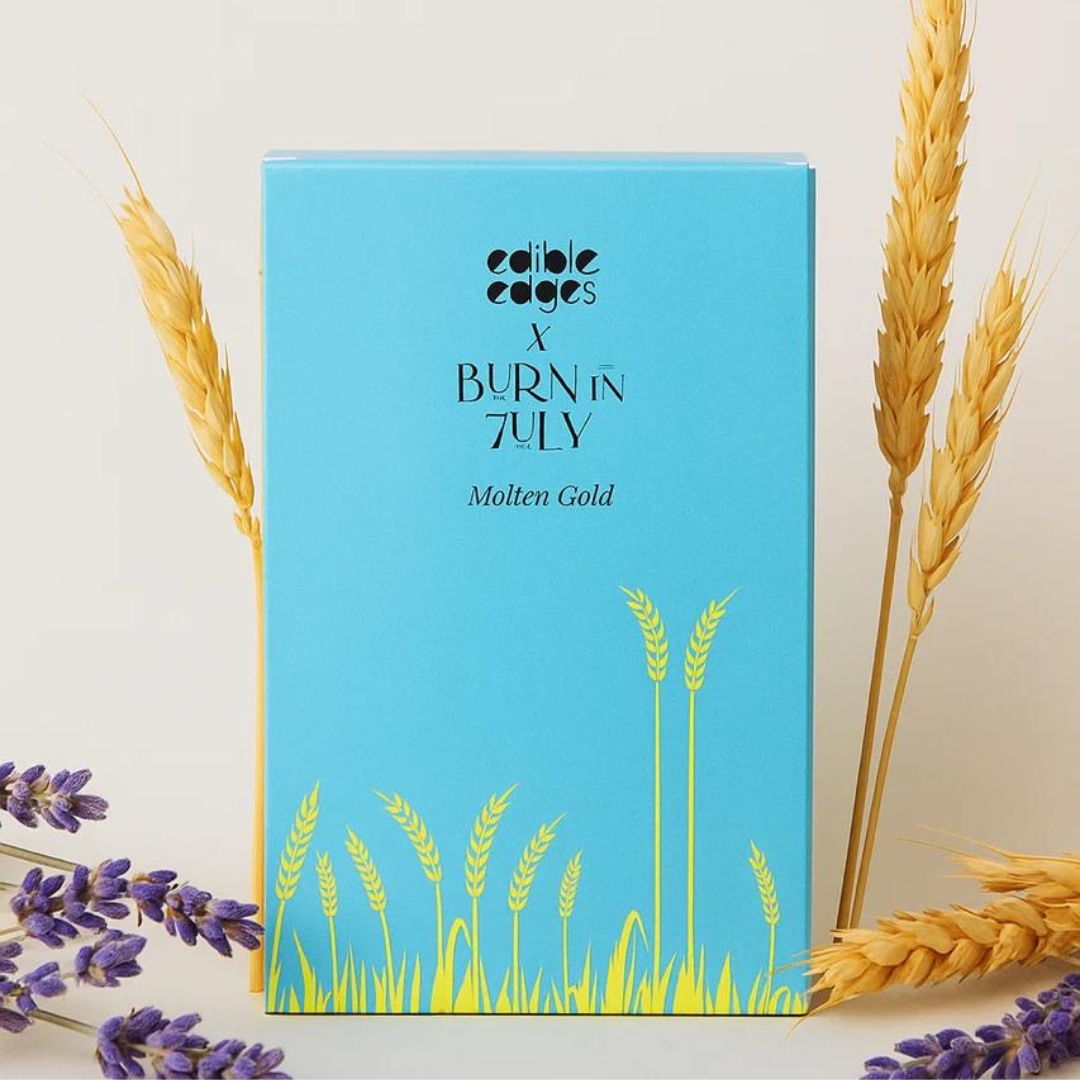 "Molten Gold" Ceramic Candle - Edible Edges x Burn in 7uly