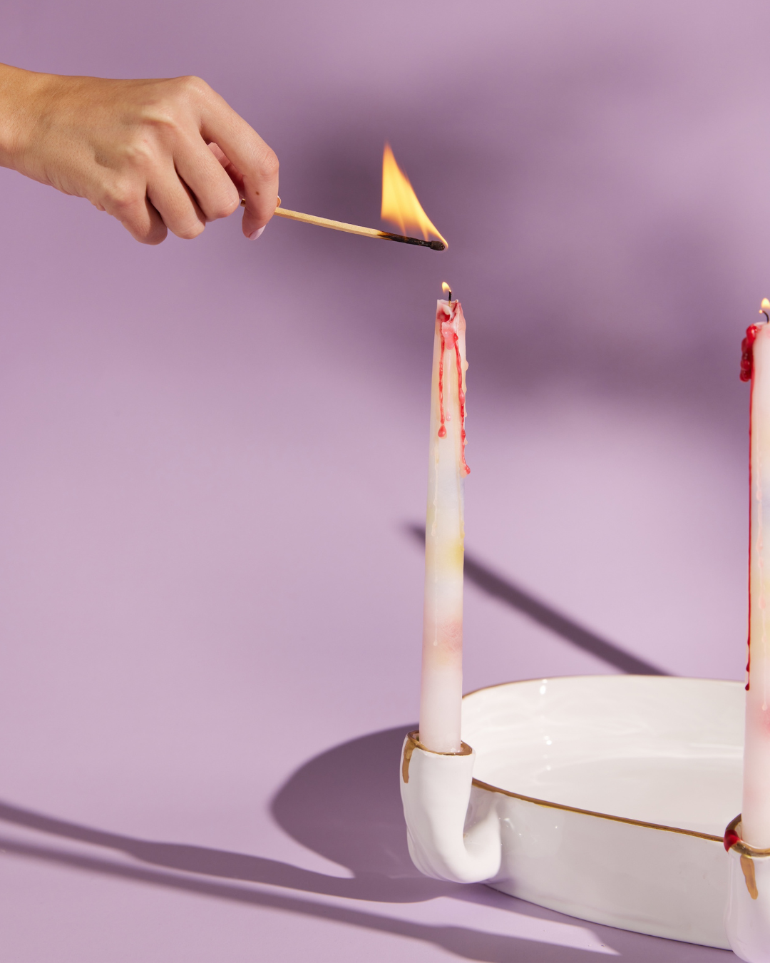 "Candelabra" Oval Serving Dish