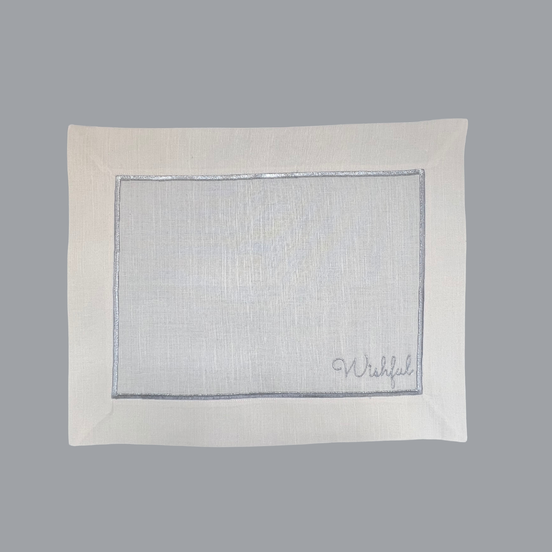 "Gratitude" Silver Placemats