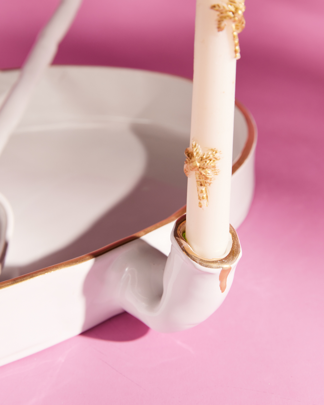 "Candelabra" Oval Serving Dish