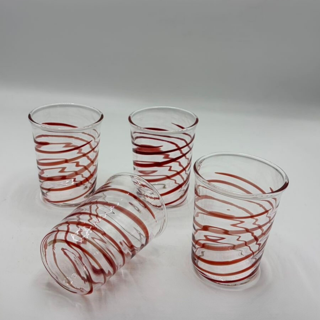 "Swirl" Glass Cups