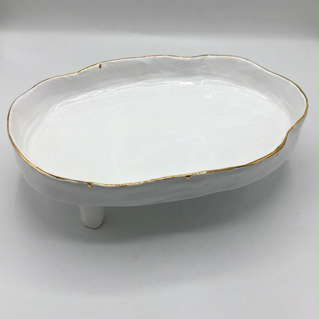 Oval Elevated Serving Dish