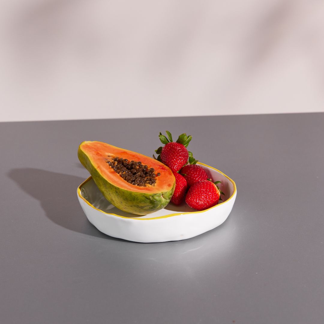 "Organic Waves" Colored Bowls - set of 6