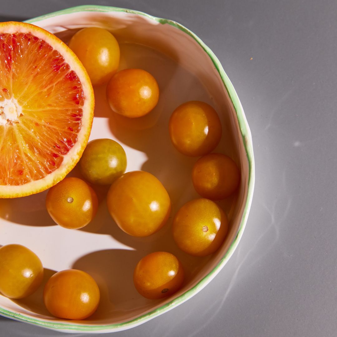 "Organic Waves" Colored Bowls - set of 6