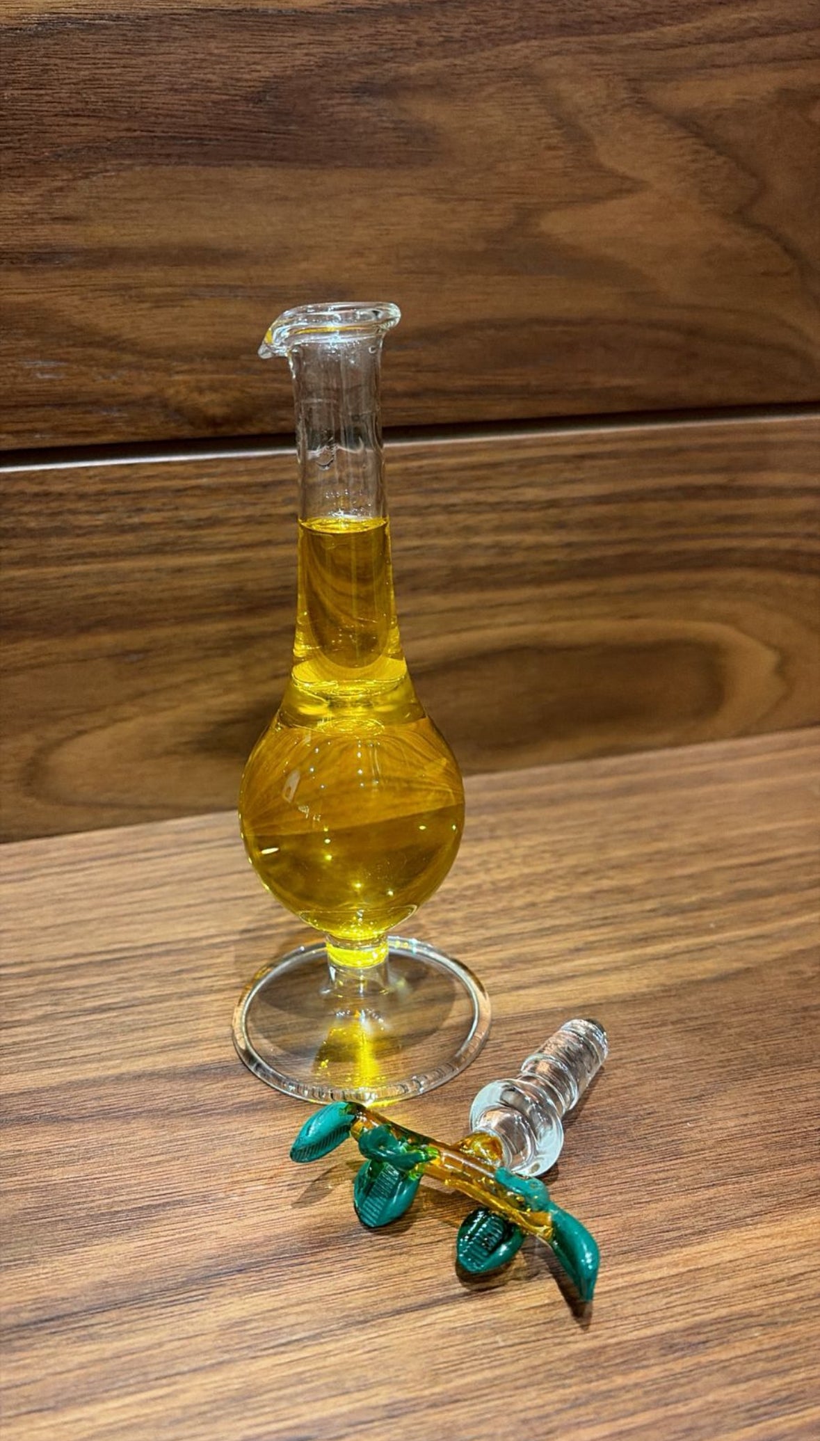 Glass Olive Oil Dispenser