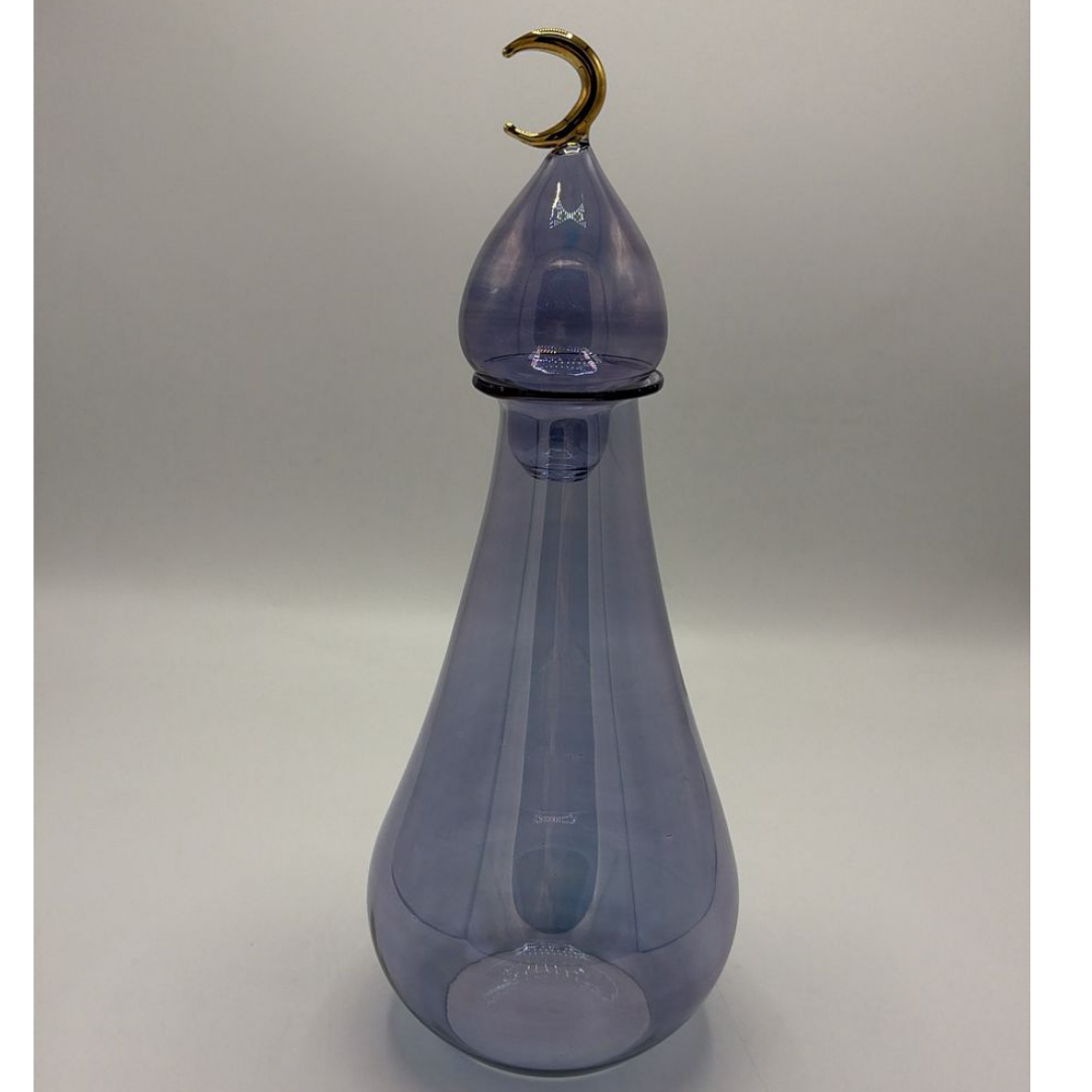 "Moon" Handblown Glass Carafe