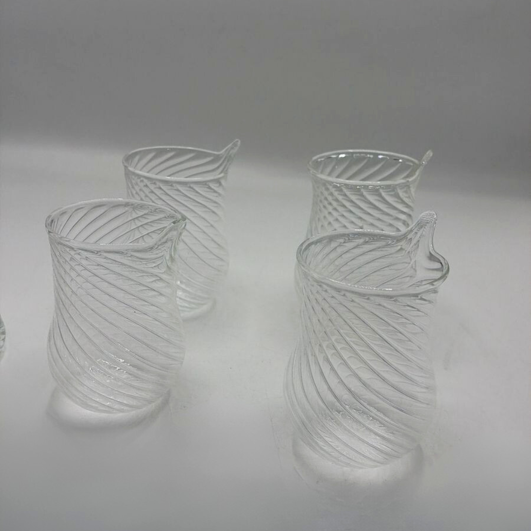 "Twist" Glass Cups