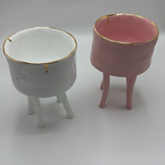 Ceramic Elevated Bowl
