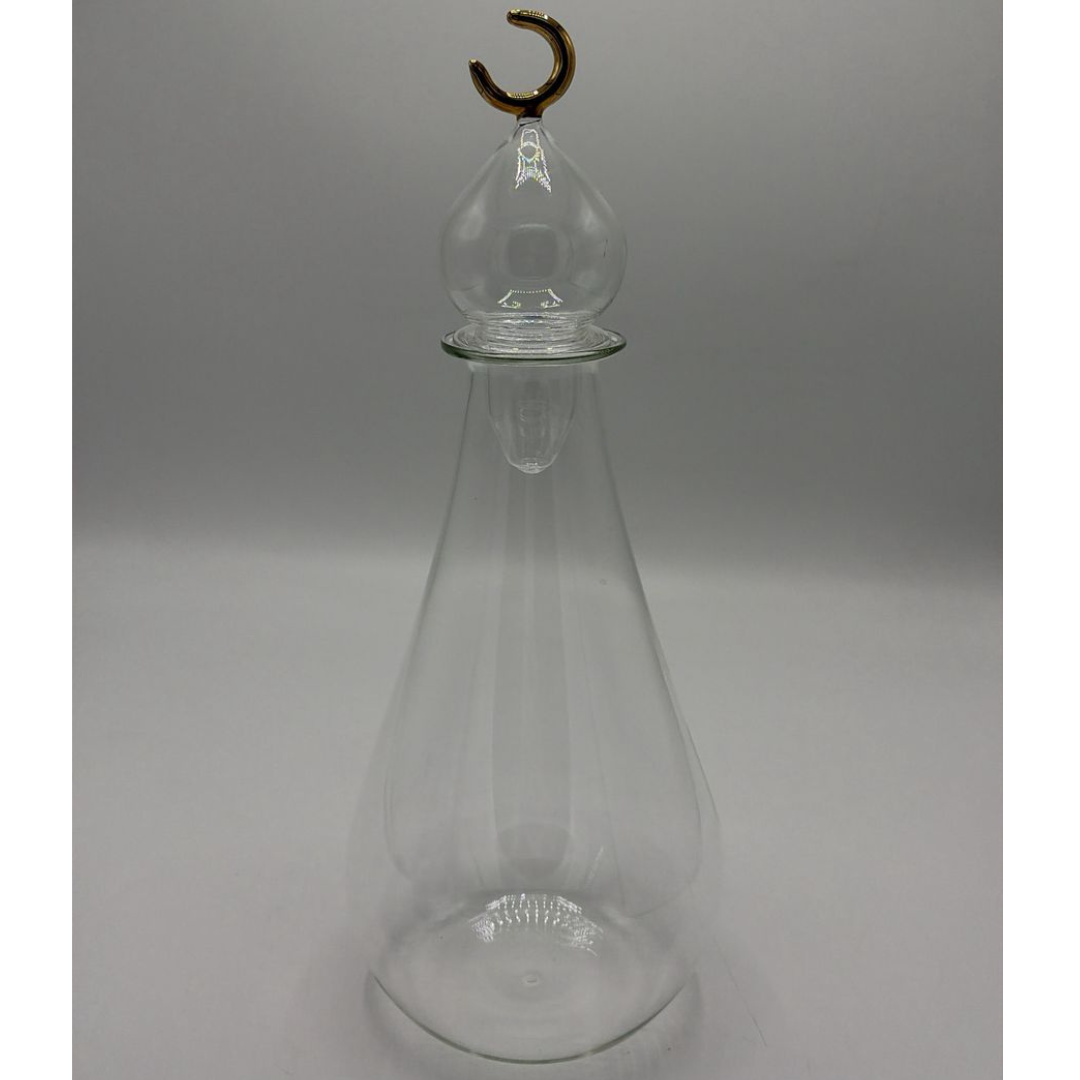 "Moon" Handblown Glass Carafe
