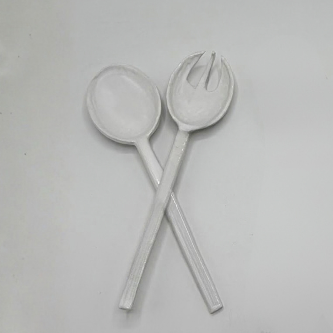 Ceramic Salad Servers