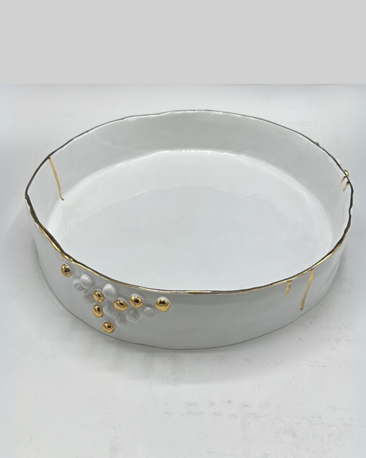 "Pebbles" Round Serving Dish