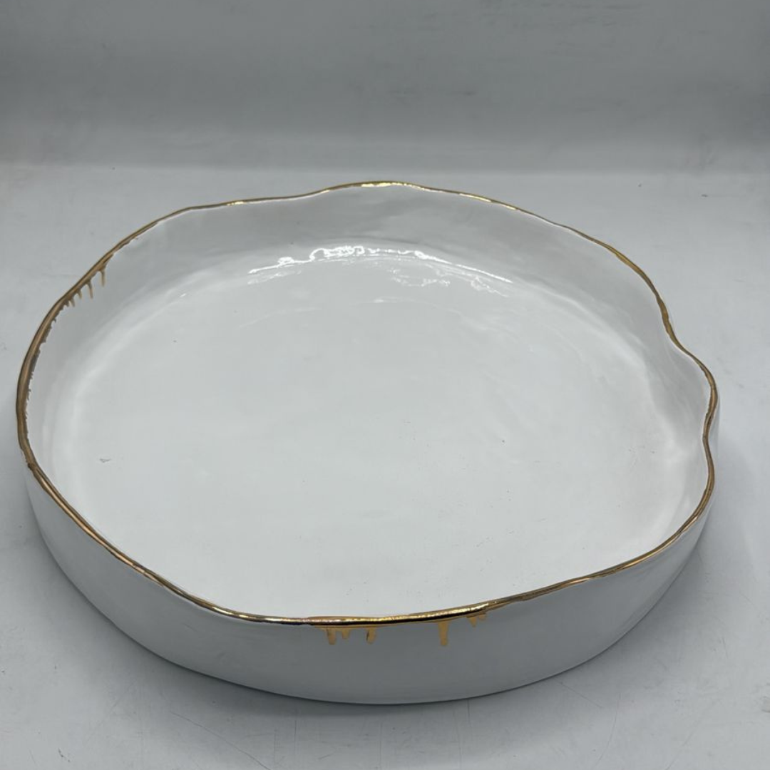 Organic Round Serving Dish