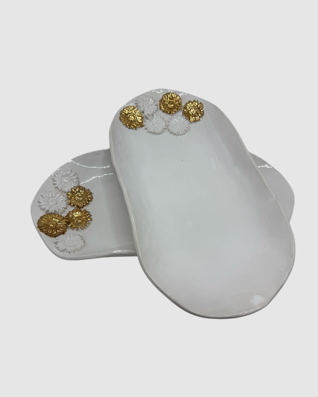 "Sunflower" Oval Serving Dish