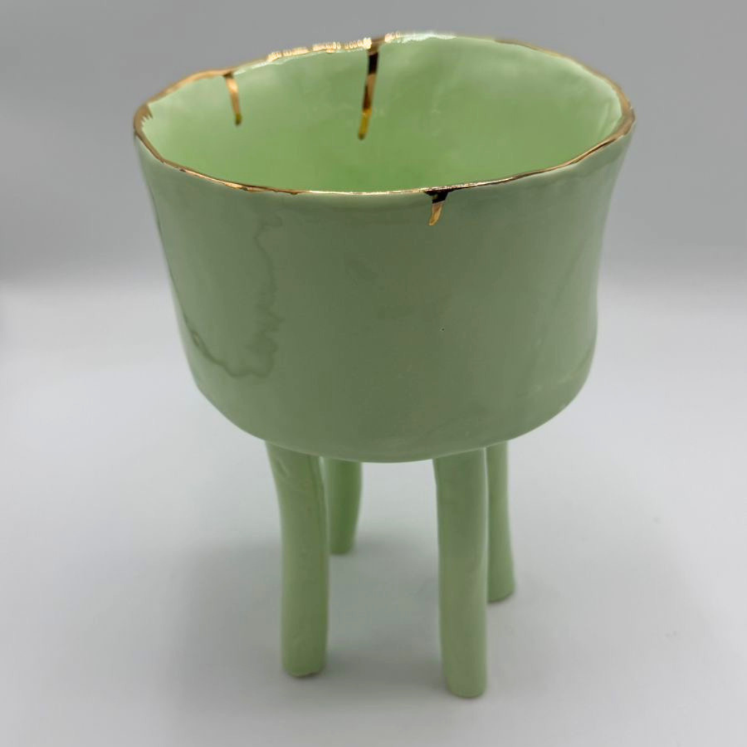 Ceramic Elevated Bowl