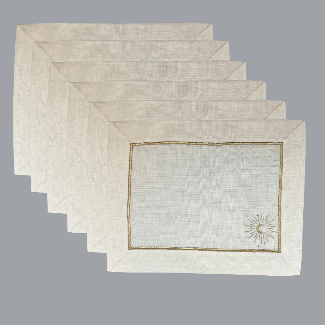 "Moonlight" Gold Placemats