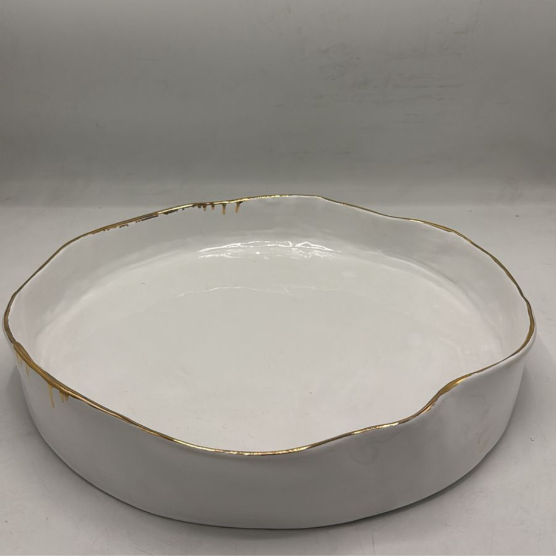 Organic Round Serving Dish