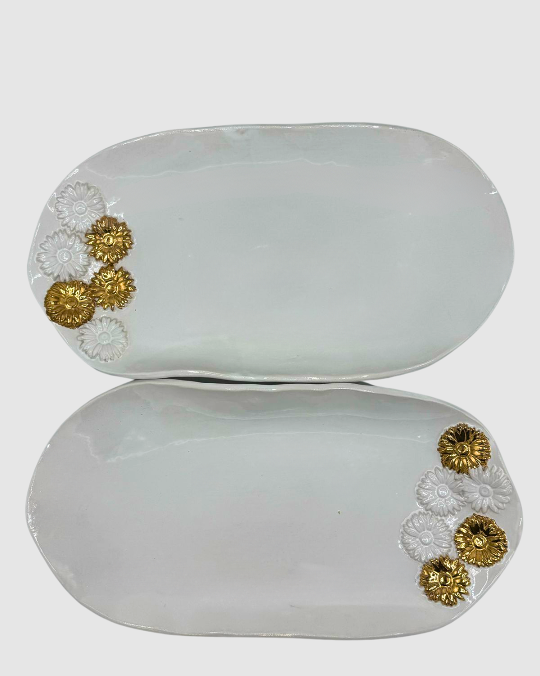 "Sunflower" Oval Serving Dish