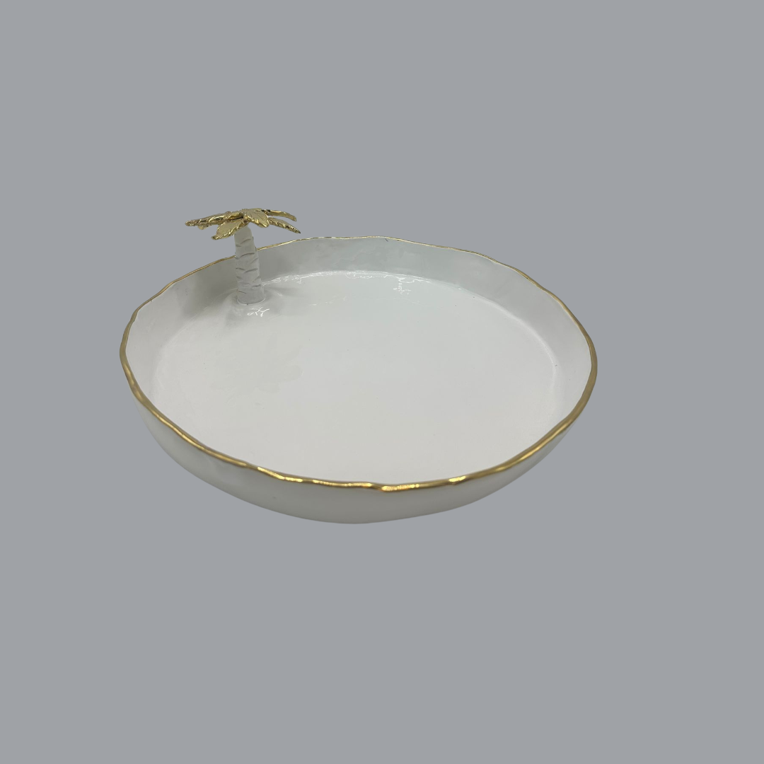 "Under the Palm" Serving Dish