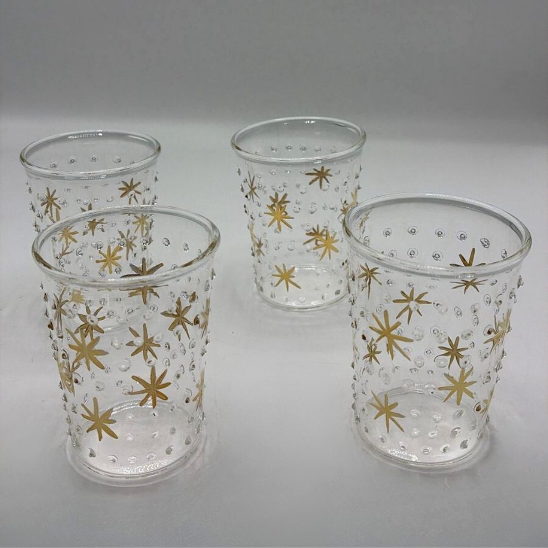 "Stars" Glass Cups
