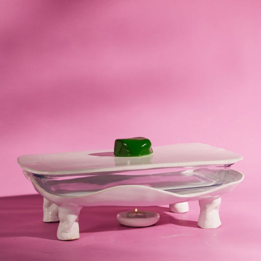 "Serve Me Hot" Rectangle Colored Chafing Dish