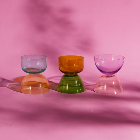 "TwinDip" Glass Bowls