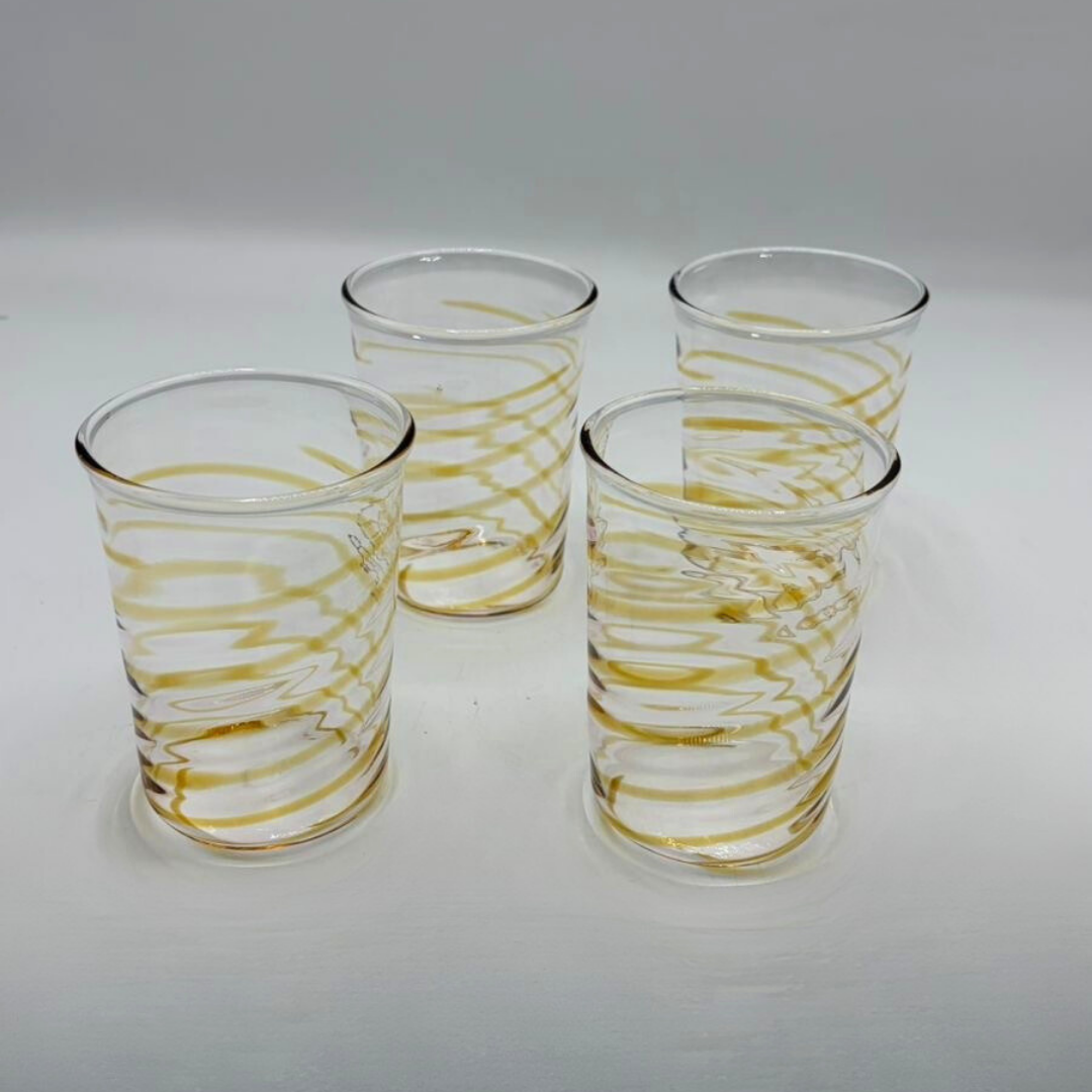 "Swirl" Glass Cups
