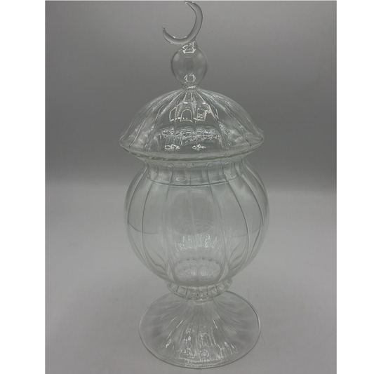 "Moon" Glass Jar with Moon Lid