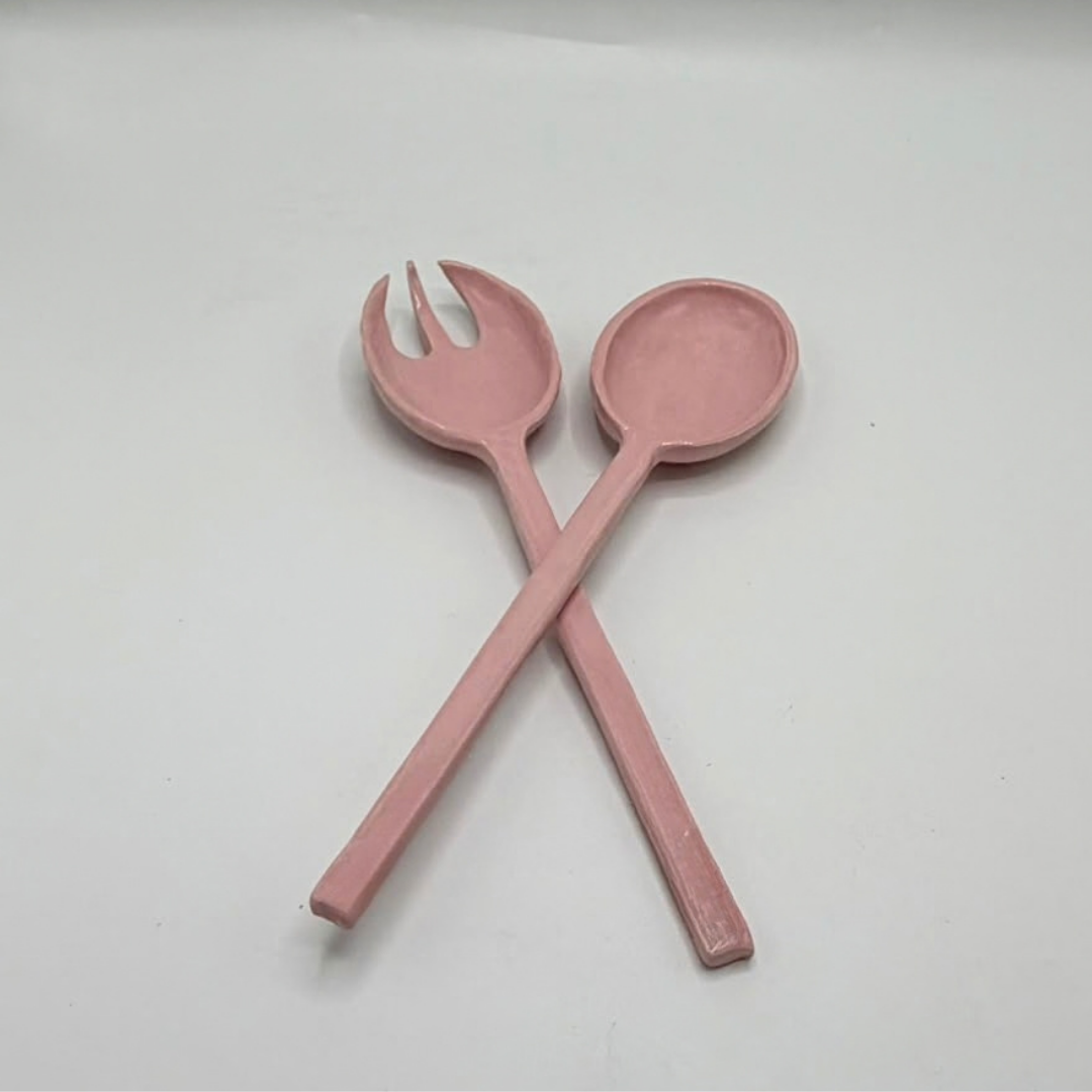 Ceramic Salad Servers