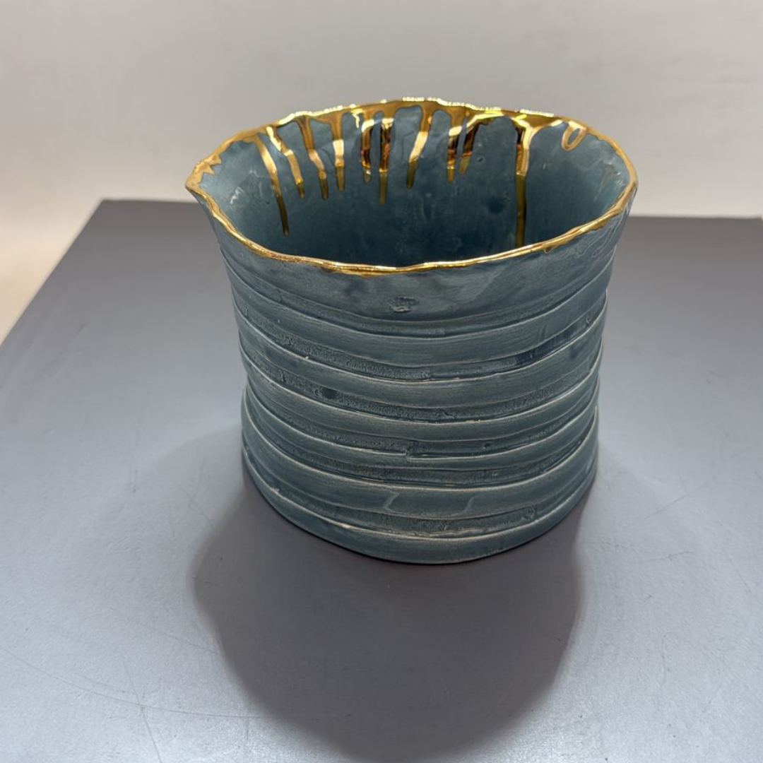 "Ribbed" Ceramic Multi-Purpose Bowl