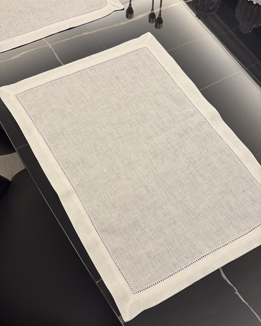 White Linen Placemats
