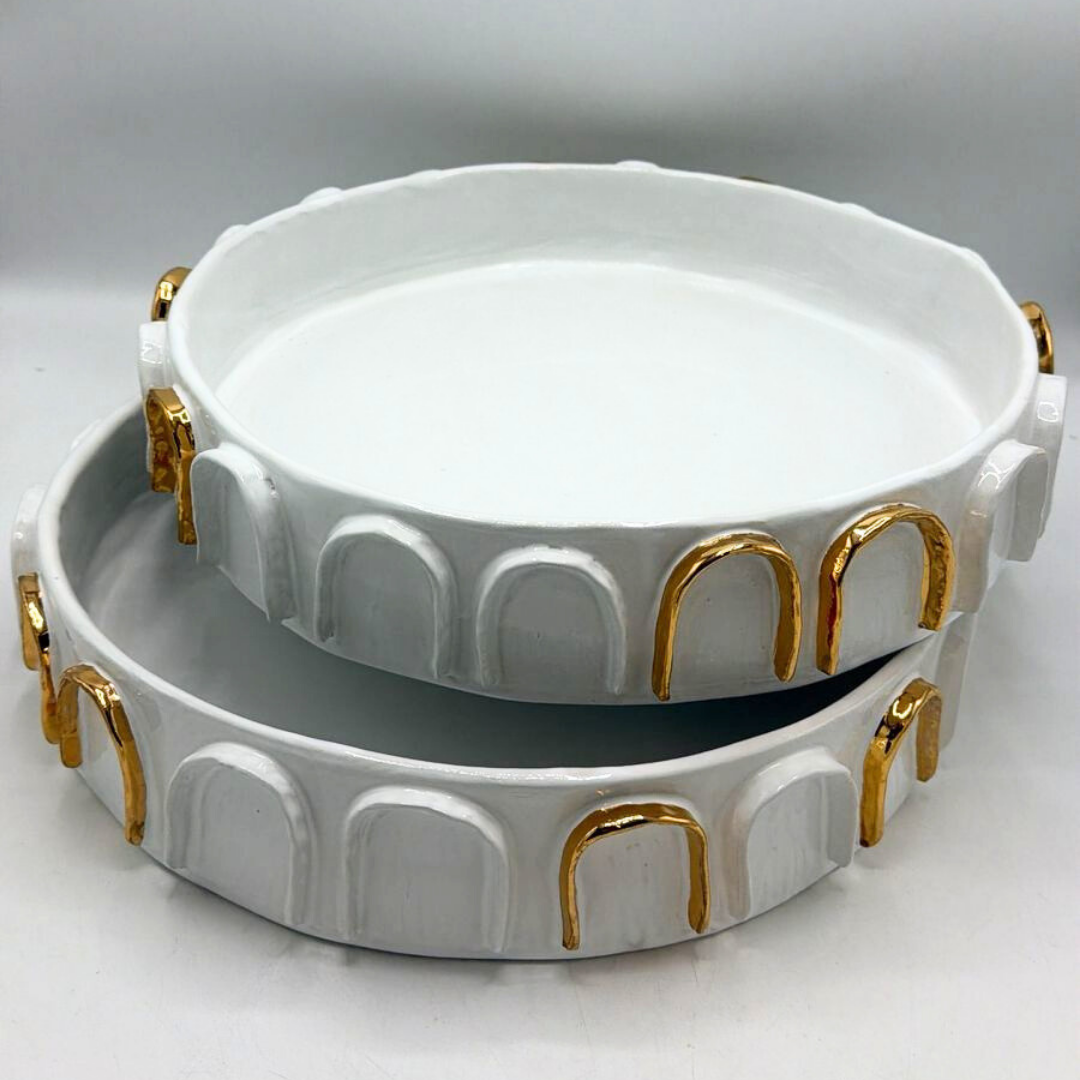 "Arcs" Serving Plate