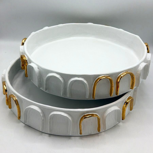 "Arcs" Serving Plate