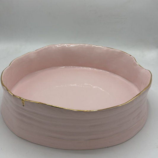 "Ribbed" Serving Dish